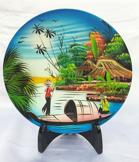 15cm PAINTING PLATE - COUNTRYSIDE 3